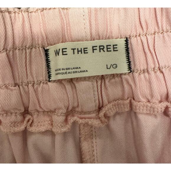 Free People - Easy Breezy Pull on Jeans - Large - Blush Pink - Picture 6 of 8